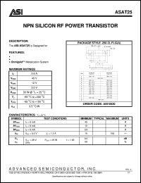 ASAT25 Datasheet