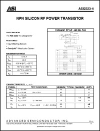 ASI2223-20 Datasheet