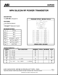 AUR300 Datasheet