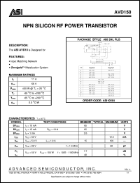 AVD150 Datasheet