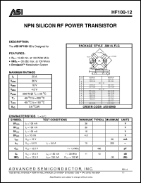 HF10-12F Datasheet