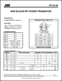 HF125-28 Datasheet