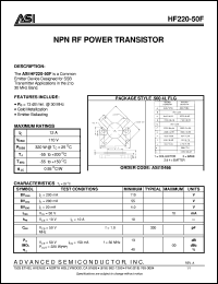 HF220-50 Datasheet