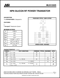 MLN1027S Datasheet