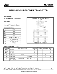 MLN2030SS Datasheet