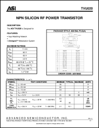 TVU020 Datasheet