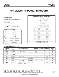 TVV014 Datasheet