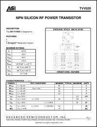 TVV014A Datasheet