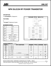 UML25F Datasheet