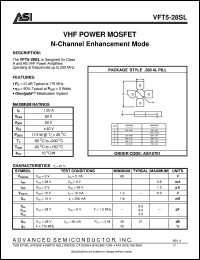 VFT5-28SL Datasheet