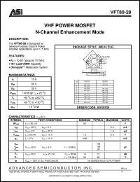 VFT80-28 Datasheet