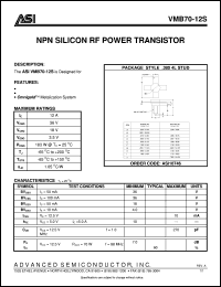 VMB70-12S Datasheet