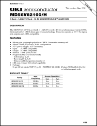 MD56V62160/H-10TA Datasheet