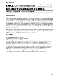 MSM5718C50-60GS-K Datasheet