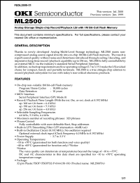 ML2500 Datasheet