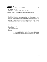 MR27V1652DTP Datasheet