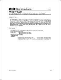 MR27V802DTP Datasheet