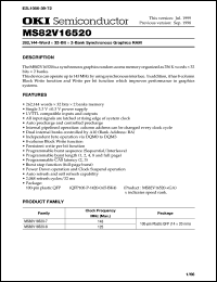 MS82V16520-8GA Datasheet