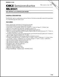ML9041CVWA Datasheet