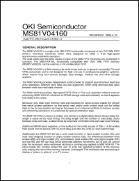 MS81V04160-25TB Datasheet