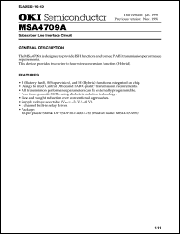 MSA4709ASS Datasheet