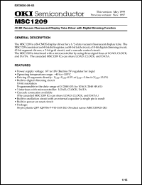 MSC1200-01 Datasheet