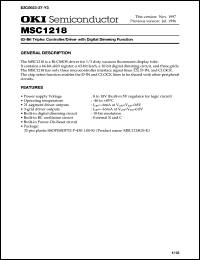 MSC1218GS-K Datasheet