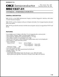 MSC1937-01RS Datasheet