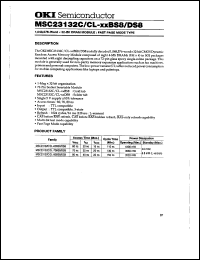 MSC23132CL-80DS8 Datasheet