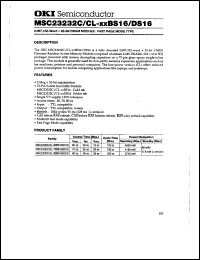 MSC23232C-80DS16 Datasheet