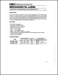 MSC23408CL-60DS8 Datasheet
