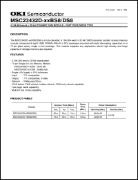 MSC23432D-60BS8 Datasheet