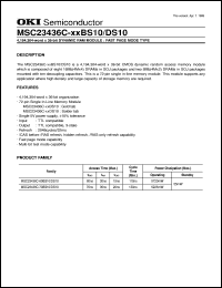 MSC23436C-70DS10 Datasheet