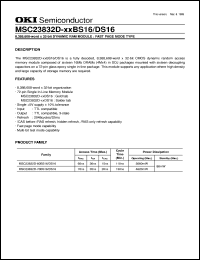 MSC23832D-60BS16 Datasheet