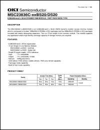 MSC23836C-70BS20 Datasheet