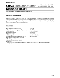 MSC5301B-01GS-BK Datasheet