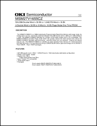 MSM27V1655CZ Datasheet