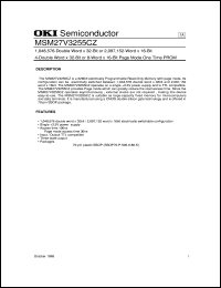 MSM27V3255CZ Datasheet