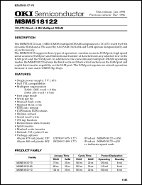 MSM518122-80JS Datasheet