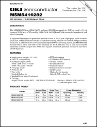 MSM5416282-70GS-K Datasheet