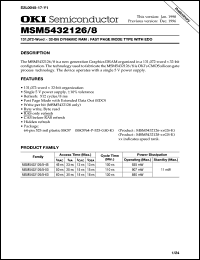 MSM5432126-60GS-K Datasheet