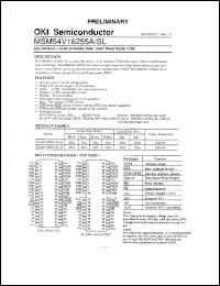 MSM54V16255SL-40TS-K Datasheet