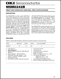 MSM62X42B Datasheet