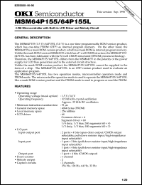 MSM64P155L-004GS-BK Datasheet