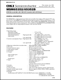 MSM65352B-xxxGS-BK Datasheet