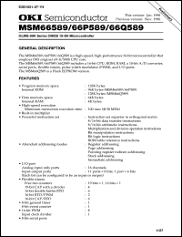 MSM66589-xxxGS-BK Datasheet