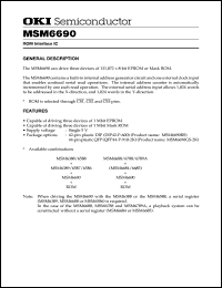 MSM6690GS-2K Datasheet
