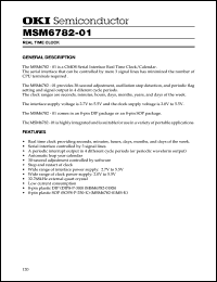 MSM6782-01MS-K Datasheet