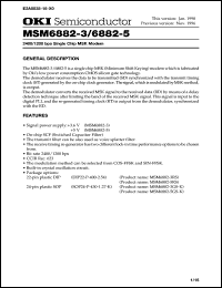 MSM6882-5RS Datasheet