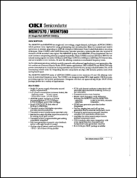 MSM7570-TS-K-01 Datasheet